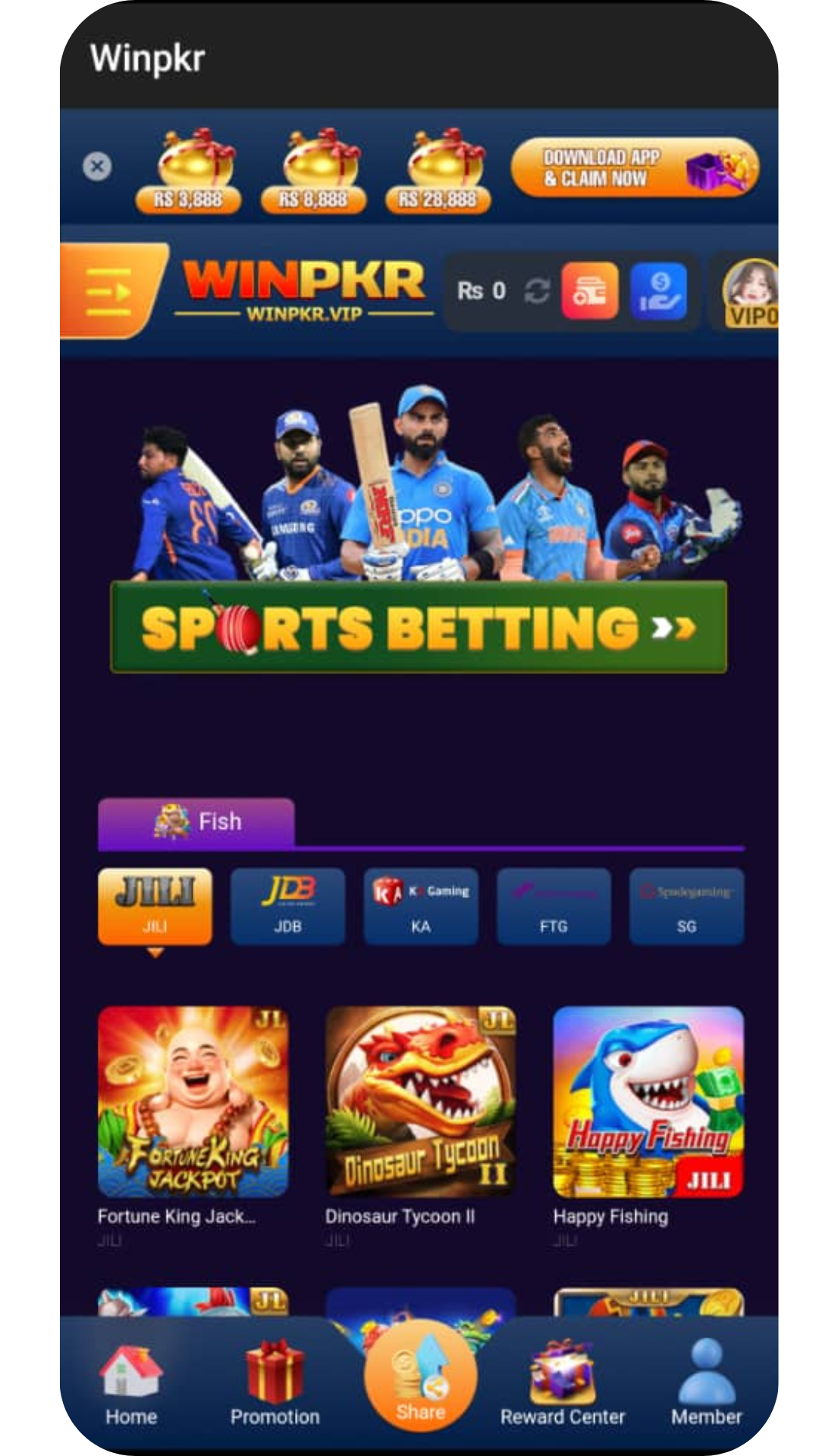 Win PKR Game